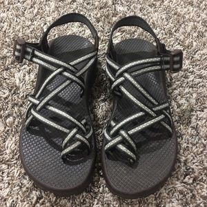 Women’s Brown and yellow strap Chaco Sandals